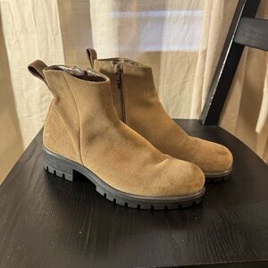 Ecco Modtray Women’s Brown Suede Boots Size 37